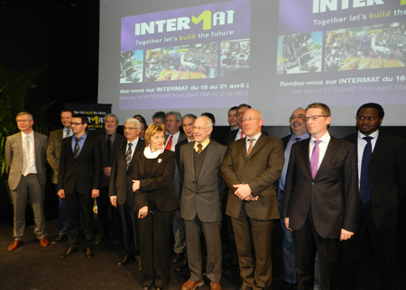Foto de grupo con todos los galardonados en los Premios a la Innovacin de Intermat