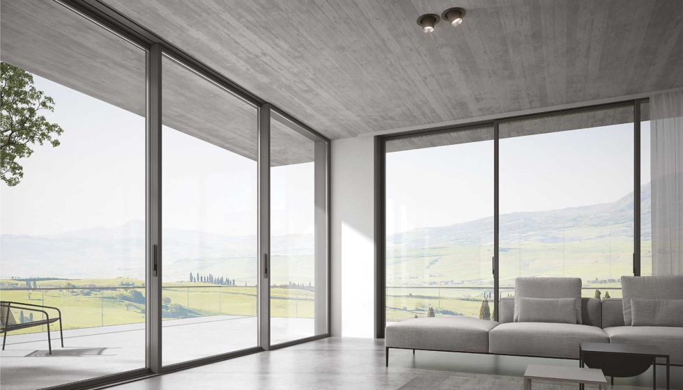 Sistemas elevables suspendidos Slideart RollUp, de Savio