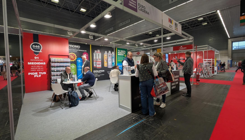 Stand de Pintyplus en la feria ExpoCadena