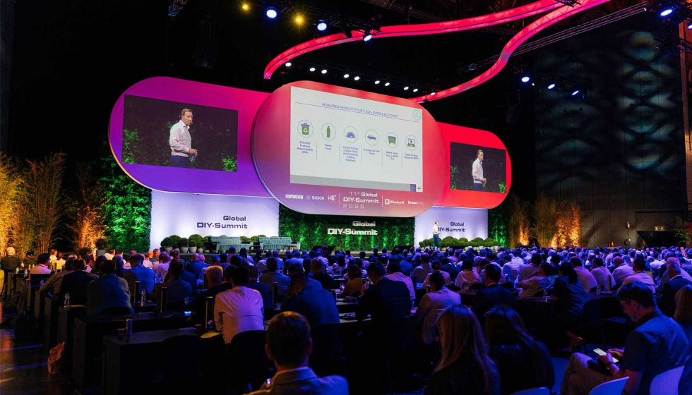 Jamie Pitcairn, director t�cnico de Sostenibilidad Corporativa en Ricardo, durante su intervenci�n en la Global Summit DIY...