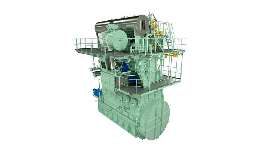 Render del motor MAN B&W ME-LGIM