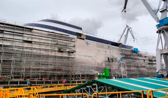 El 'Mercedes Pinto' en construcci�n