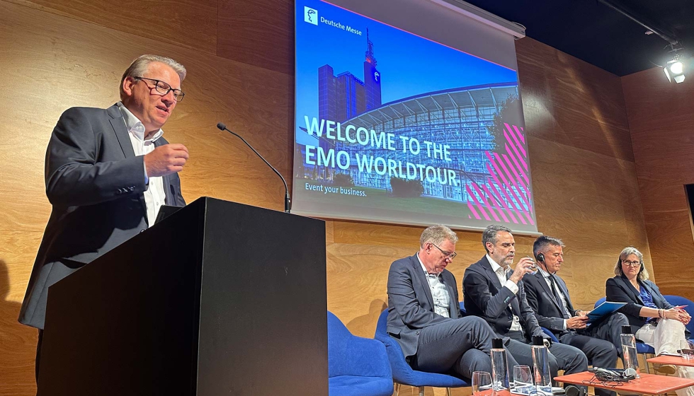 Presentacin de Michael Rose, director de protocolo de Deutsche Messe AG (DMAG)