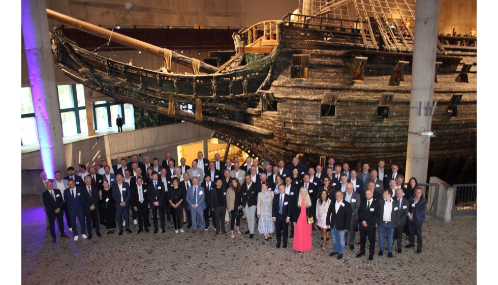 Foto de familia de los asistentes al evento de Estocolmo
