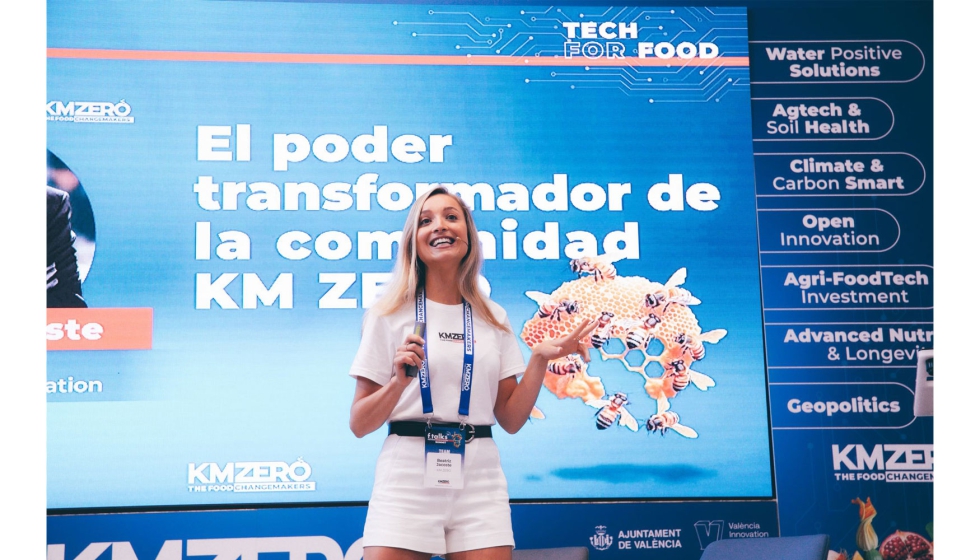 Beatriz Jacoste, CEO de KM ZERO Food Innovation Hub, inaugur la jornada
