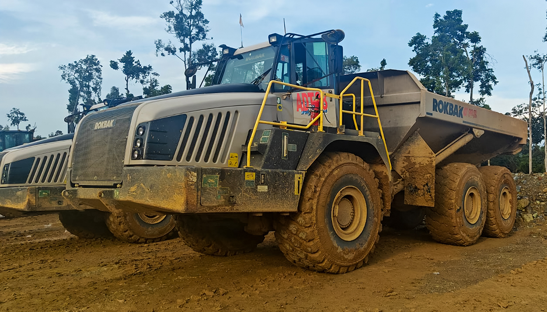Dumperes Rokbak en los test de prueba