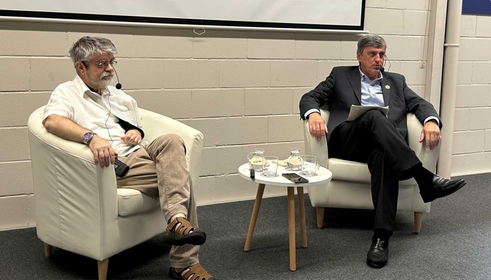 Josep Ramon Fontana, jefe del Departamento de Mercados del ITeC, y Francisco Diguez, director general en ITeC...