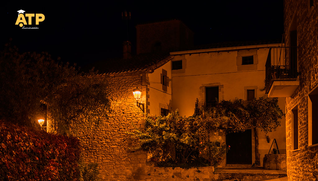 Lerate (Navarra), iluminaci�n con LED PC �mbar...