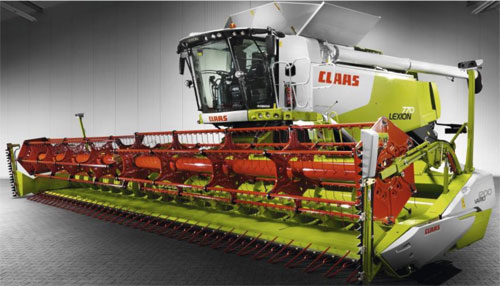 FIMA Is the stage of the launching of the series of cosechadoras Lexion in two different versions: 600 and 700