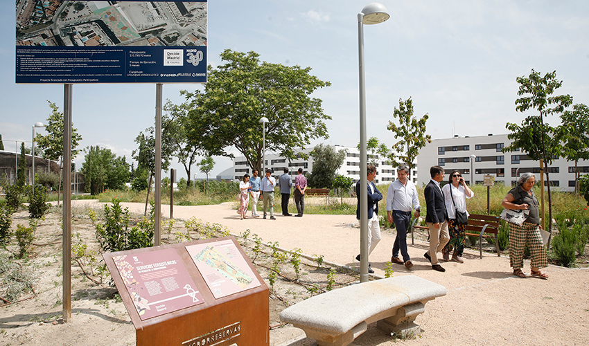 Inauguraci�n del nuevo jard�n mediterr�neo did�ctico de Barajas