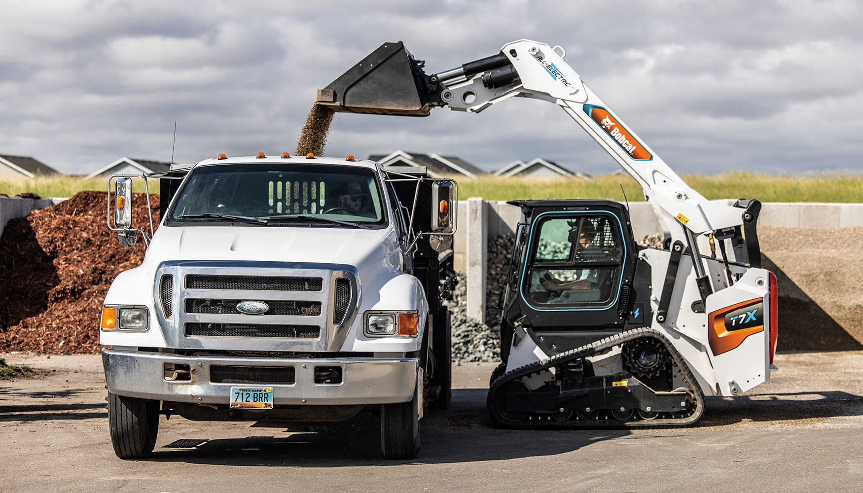 Cargadora el�ctrica de orugas T7X