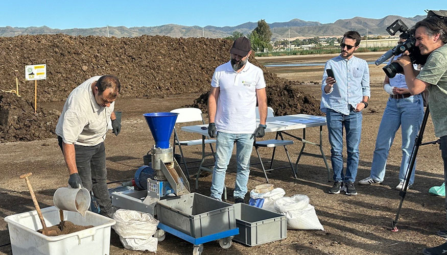 Pruebas de compostaje en el campo