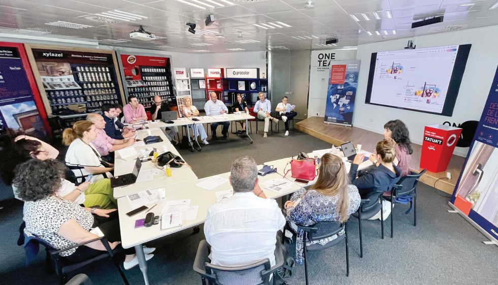 Un instante de la reuni�n de la Asamblea General