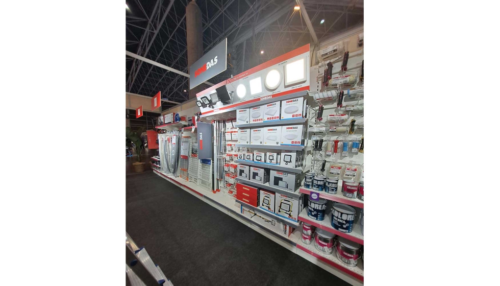 Punto de venta expuesto en la feria �Dos D�as para Ganar�