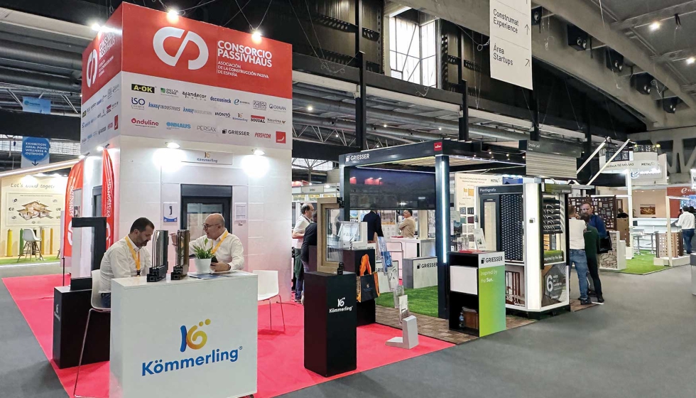Stand del Consorcio Passivhaus en Construmat