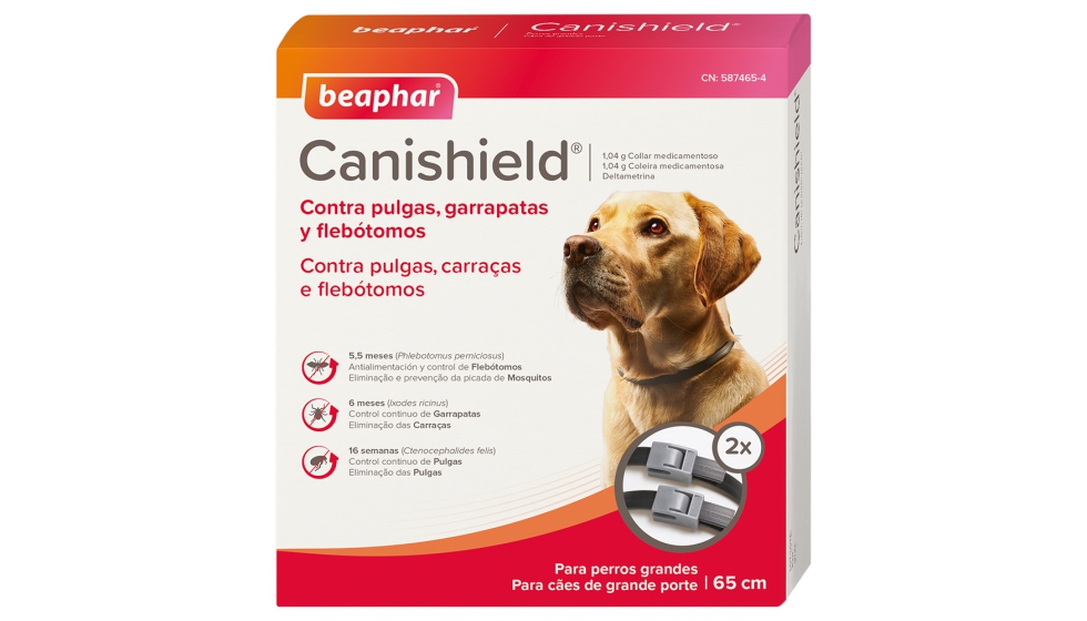 Beaphar Canishield, collar antiparasitario para perro grande