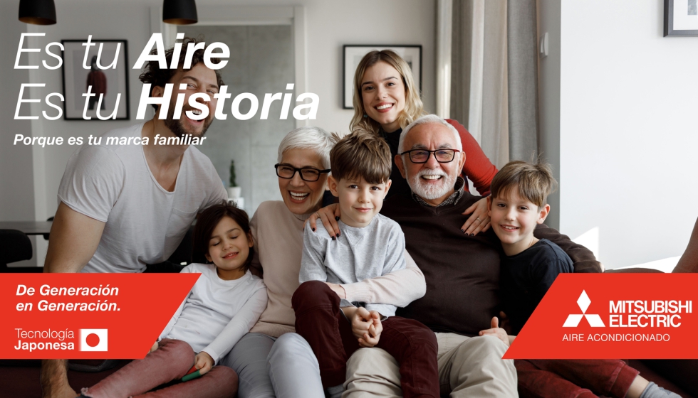 Cartel de la campa�a 'Es tu historia, Es tu Historia' de Mitsubishi Electric