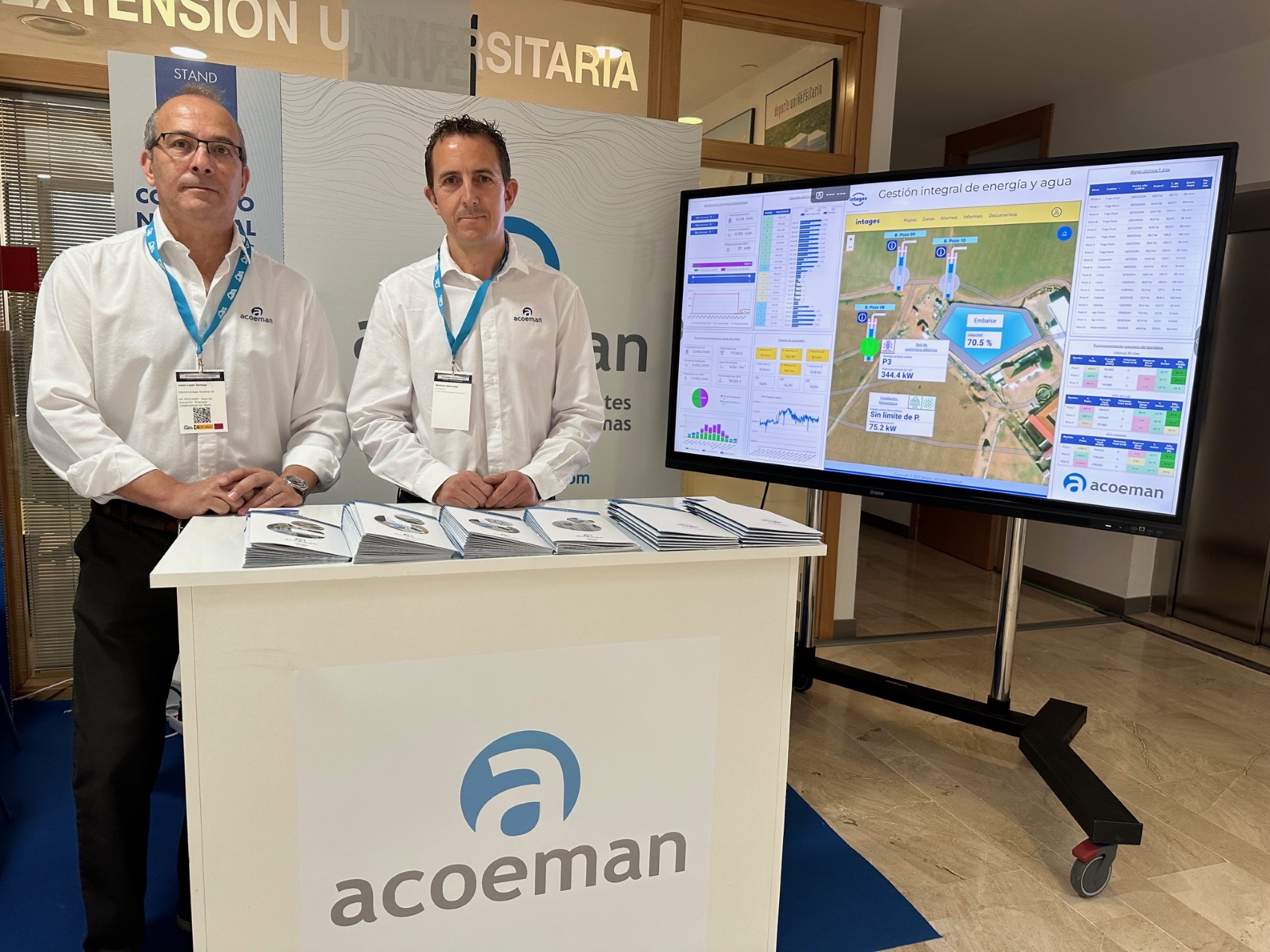 Julin Lpez, responsable de Desarrollo de Negocio, y Ramn Molina, responsable de Innovacin y Tecnologa de Acoeman