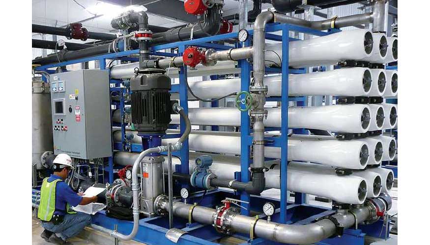 Figura 7: Vista general de la instalacin de tratamiento de agua por smosis inversa