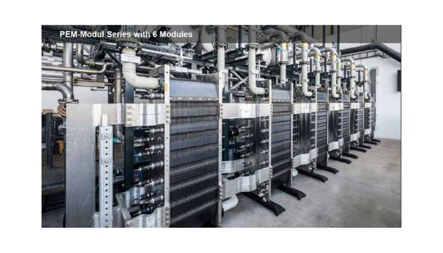 Figura 6: Vista general de la serie de mdulos PEM con 6 stacks