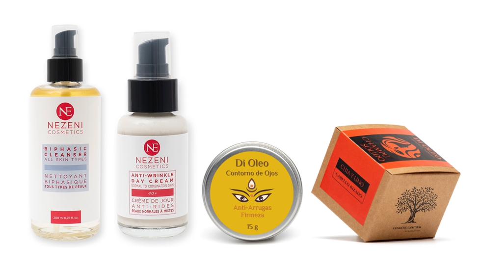 1. Limpiador bifsico de Nezeni Cosmetics 2. Crema facial antiarrugas de Nezeni Cosmetics 3. Contorno de ojos de Di Oleo 4...