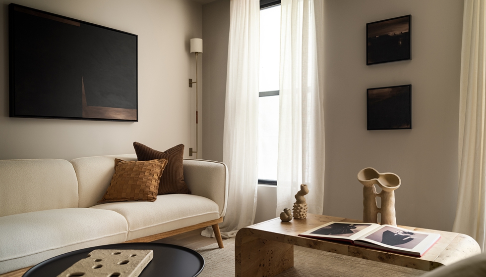 La elecci�n de los materiales y el material contribuye a crear un refugio clim�tico en el hogar