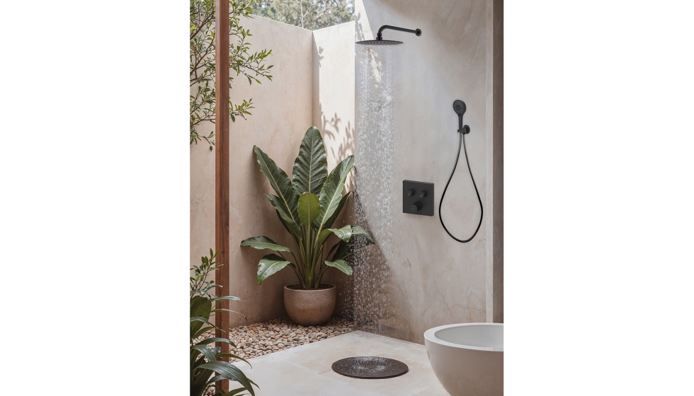 La nueva ducha termosttica empotrada Up! Urban Press2 de Clever ofrece una instalacin ms fcil y una obra ms eficiente...