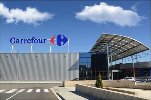 Superficie de un hipermercado Carrefour