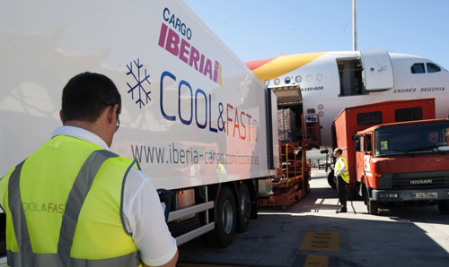 Descarga del servicio 'Cool & Fast', de Iberia Cargo