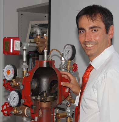 Pedro Valcrcel, Responsable del rea de Proteccin Contra Incendios de Victaulic en Espaa