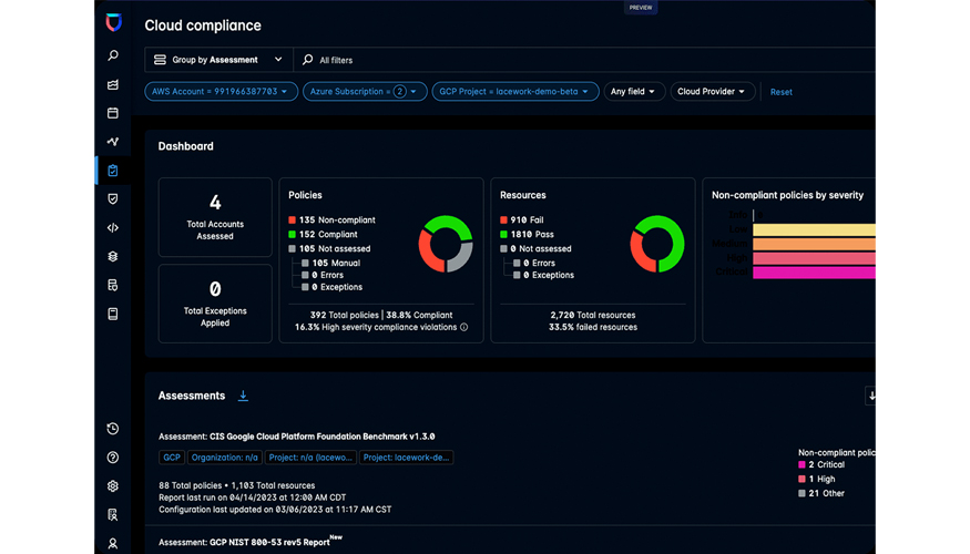 Con Lacework FortiCNAPP, los equipos de operaciones en la nube y seguridad se benefician de una menor complejidad...