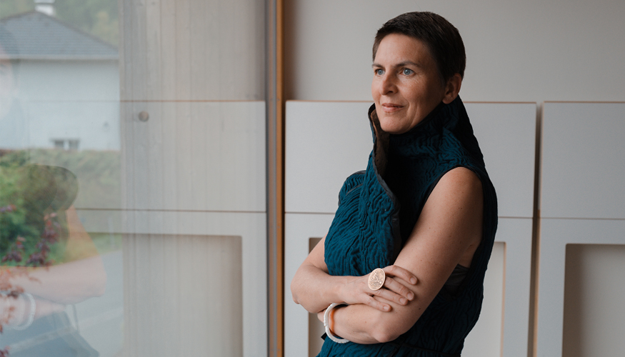 La arquitecta Anna Heringer