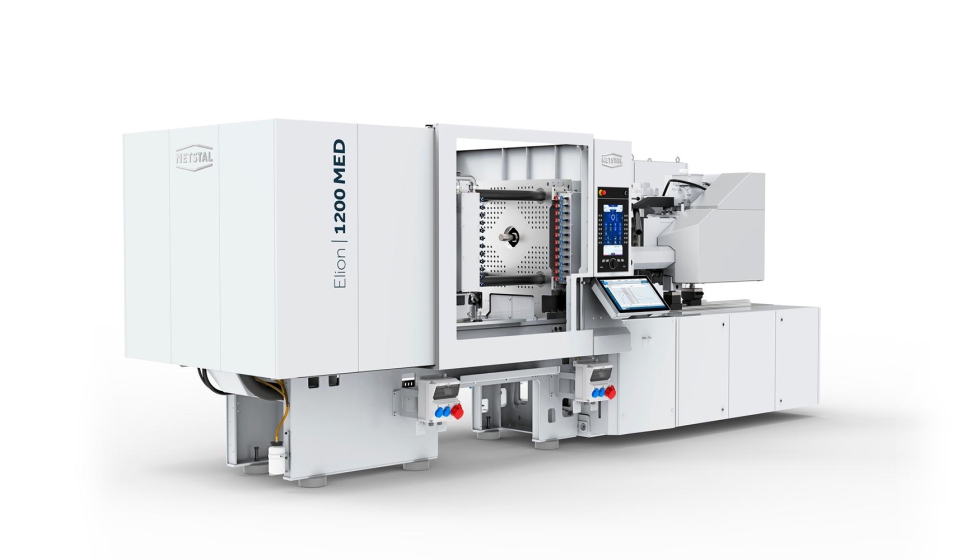 Estreno mundial en K 2025: la nueva Elion MED de Netstal en la versin con fuerza de cierre de 1.200 kN