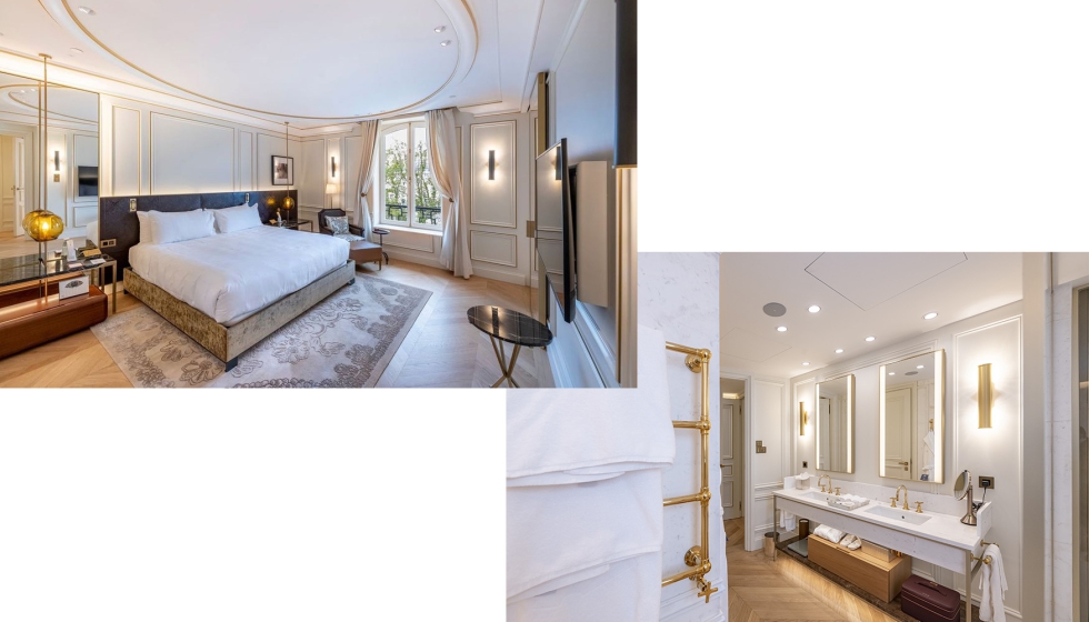 Iluminaci�n de �ltima generaci�n que no est� re�ida con el lujo del hotel