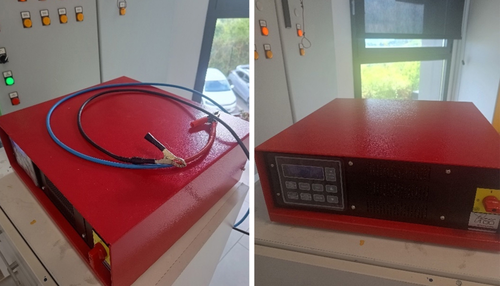 Figura 7. Rectificador diseado y fabricado por Finish Metal en el proyecto