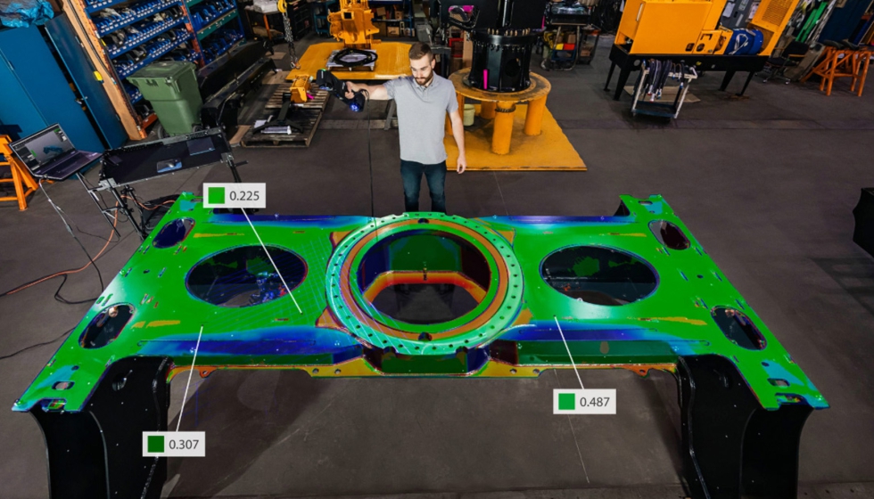 HandySCAN MAX est diseada para piezas grandes y entornos exigentes, ideal para tareas en los sectores aeroespacial, automotriz y maquinaria pesada...