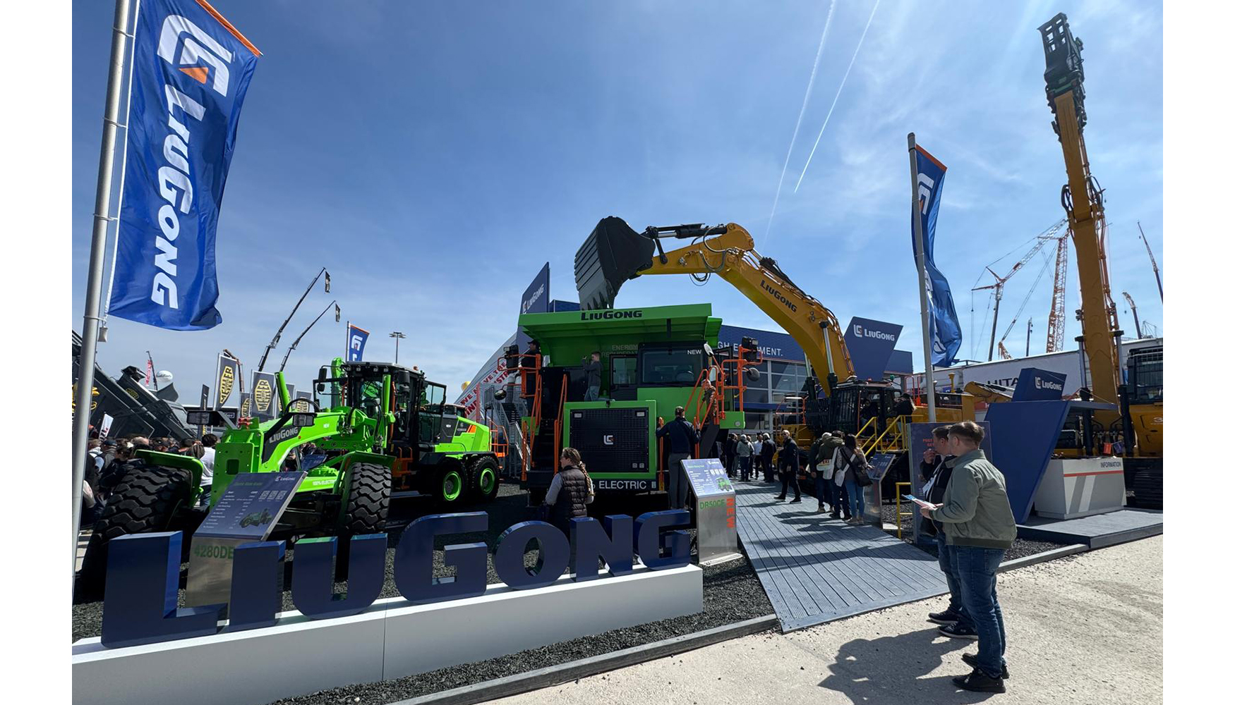 Stand de Liugong en la pasada edici�n de Bauma