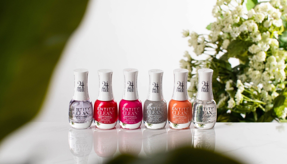 Esmaltes infusionados con biotina Entity