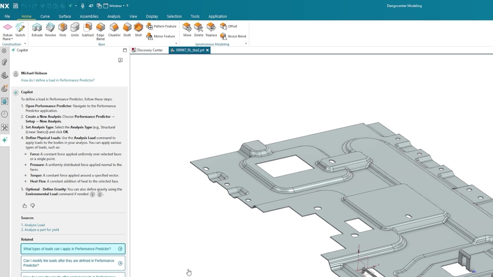 Design Copilot NX proporciona una interfaz de lenguaje natural basada en IA que permite a los usuarios acelerar su aprendizaje...