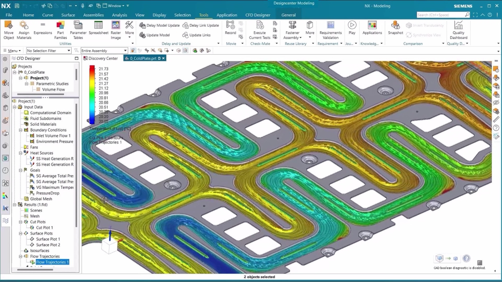 El software NX CFD Designer, una nueva herramienta de simulaci�n de dise�o integrada en CAD...