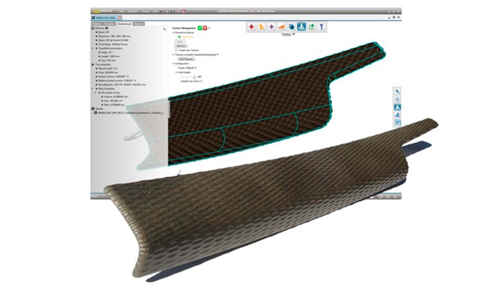 4D_Additive Software Suite como revulsivo para la fabricaci�n aditiva con m�s de 5.000 texturas diferentes. Foto: Additive Innovation GmbH...