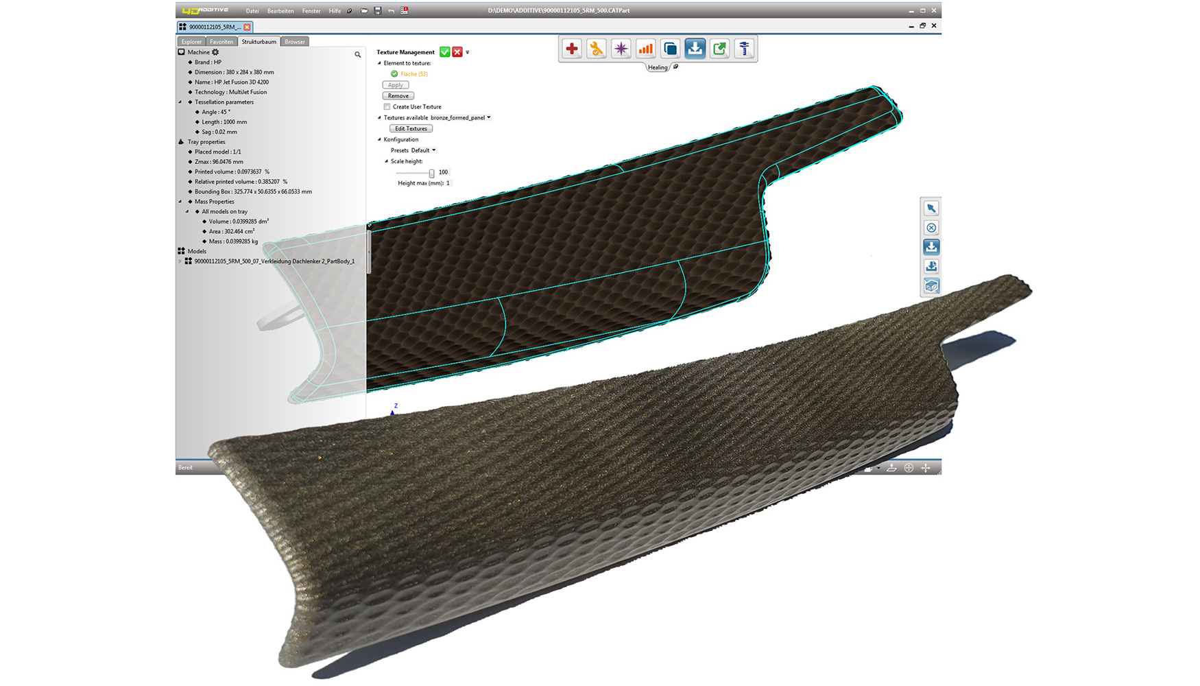 4D_Additive Software Suite como revulsivo para la fabricacin aditiva con ms de 5.000 texturas diferentes. : Additive Innovation GmbH...