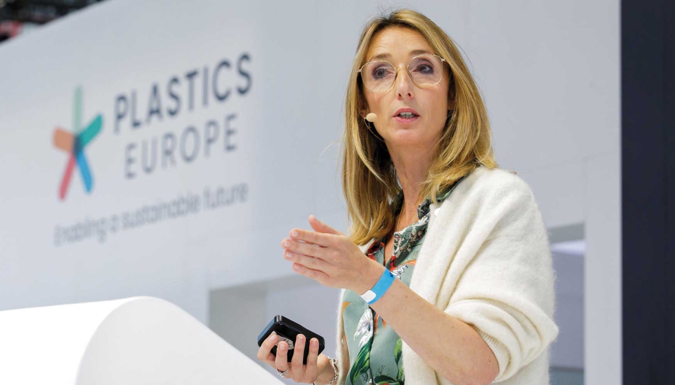 Virginia Jannsen, directora general de Plastics Europe AISBL (Bruselas)...