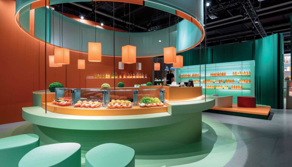 El stand de Plastics Europe Deutschland (pabelln 6 / C40) ofrece un gran escenario...