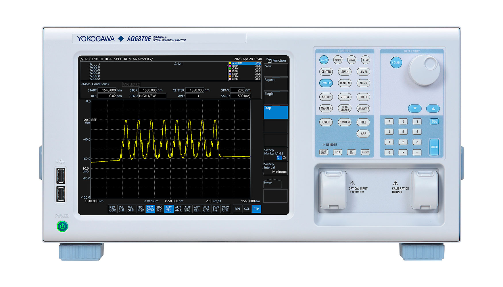 Para cubrir su necesidad, Vexlum recurre al analizador de espectro �ptico AQ6370E de Yokogawa