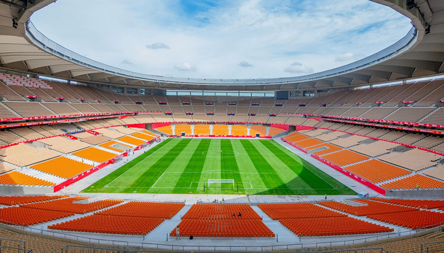 El recinto sevillano se erige en el tercer estadio deportivo con mayor aforo de Espa�a, por detr�s del futuro Spotify Camp Nou y el Santiago Bernab�u...