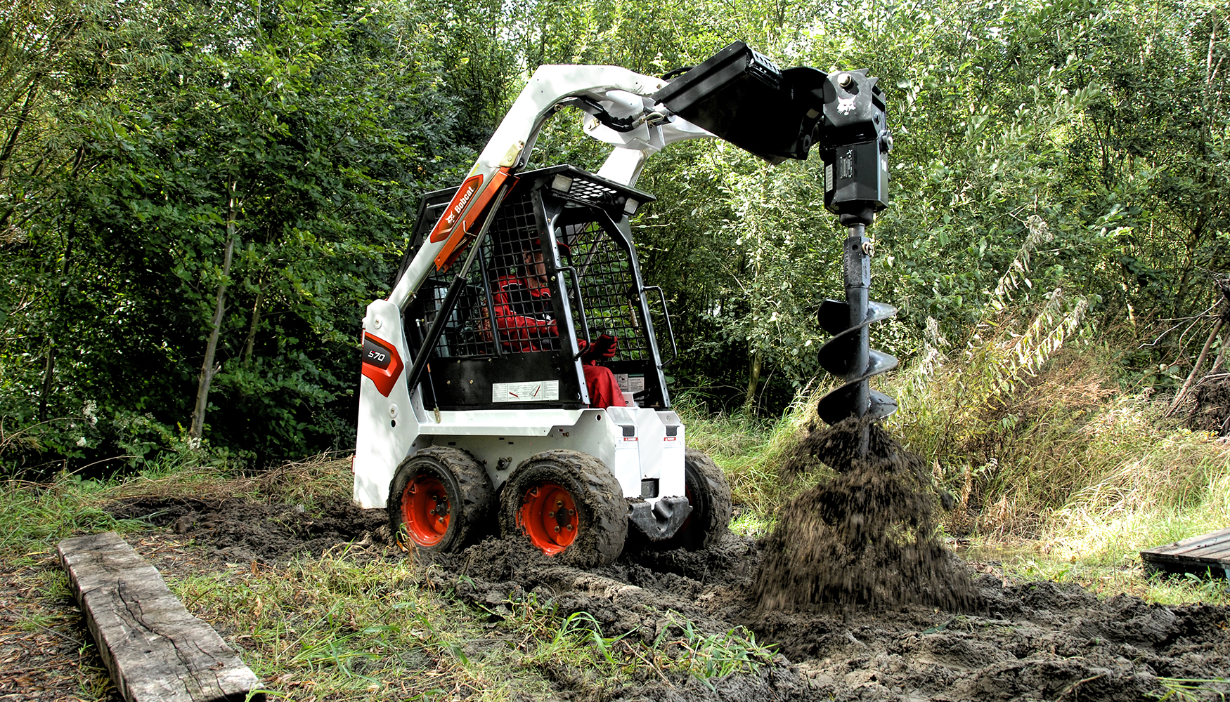 Ahoyador hidrulico de Bobcat