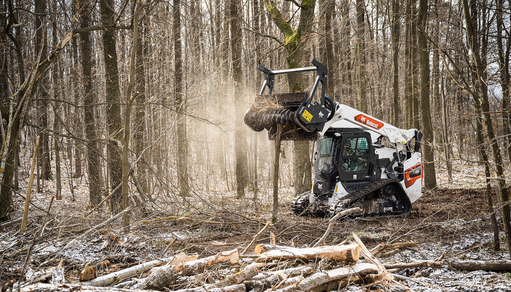 Cortadora de elementos forestales