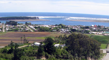 Puerto Saavedra, en Chile (Fuente: AEP)