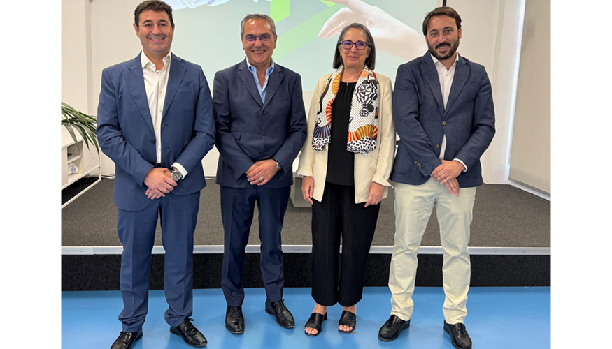 De izquierda a derecha: Alejandro Torrecilla, Alberto da Silva, Laura Luque y Josu Ot�n